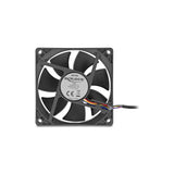 Delock Axiallüfter 12 V Dc, 80 X 80 X 25 Mm Negro