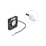 Delock Axiallüfter 5 V Dc, 60 X 60 X 10 Mm Negro