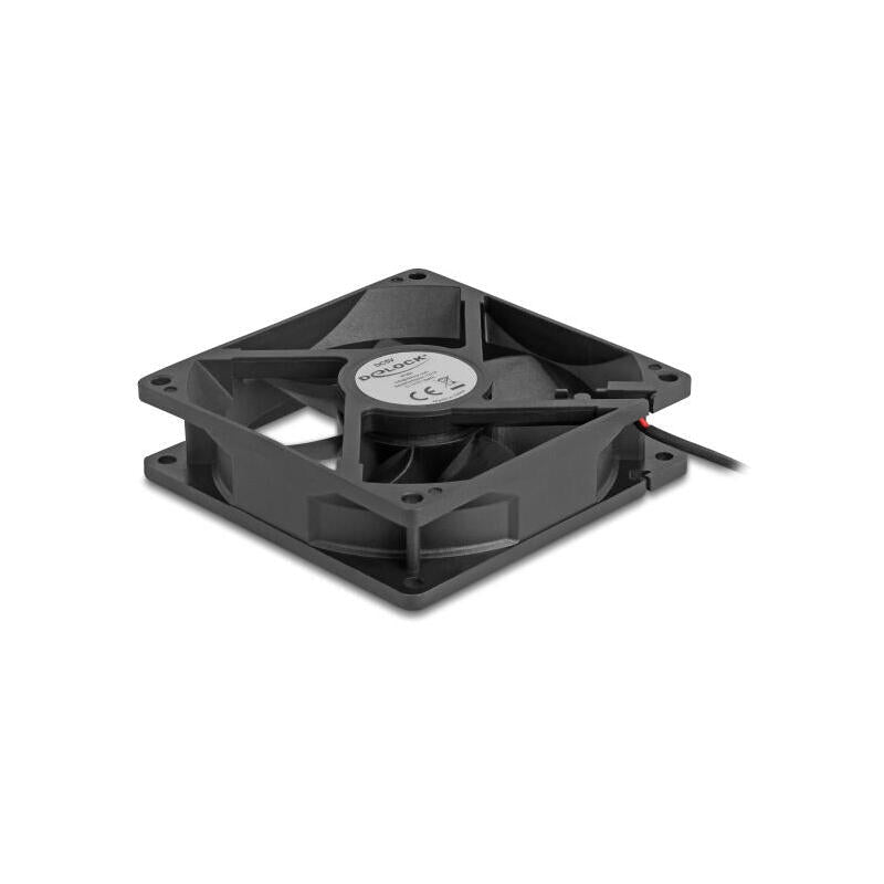 Delock Axiallüfter 5 V Dc, 92 X 92 X 25 Mm Negro