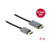 Delock Cable Activo Displayport 1.4 -> Hdmi 4k 60 Hz (Hdr) 2 M