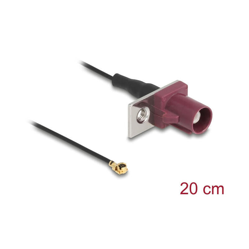 Delock Cable De Antena Fakra D Macho A Mhf® I Macho 1,13 - 20 Cm