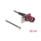 Delock Cable De Antena Fakra D Macho A Mhf® I Macho 1,13 - 20 Cm