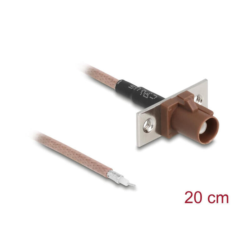 Delock Cable De Antena Fakra F Hembra A Offenen Kabelenden Rg-316 20 Cm