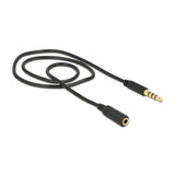 Delock  Cable De Audio Jack 3,5mm -> 3,5mm M/H 0.50m 4pin