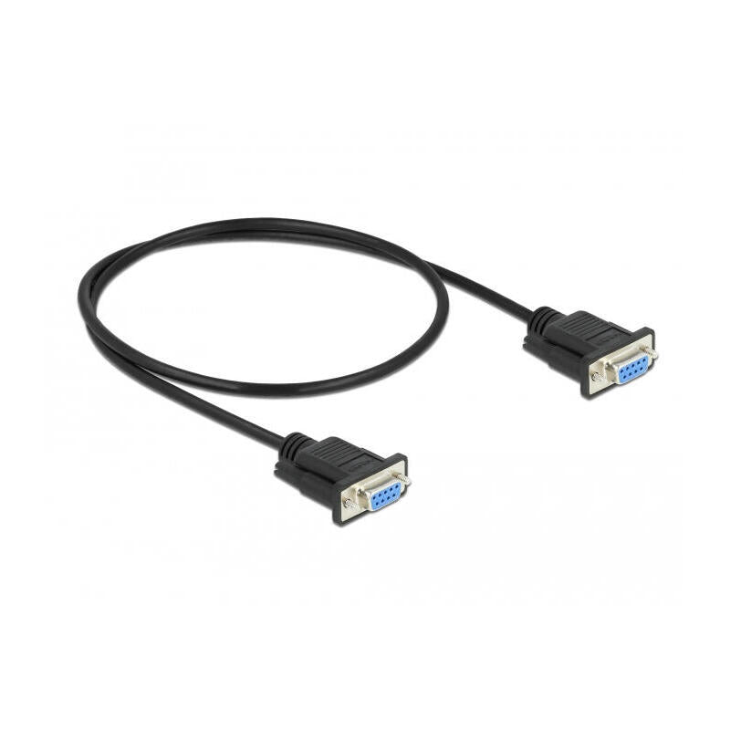 Delock Cable Seriell Nullmodem D-Sub9 0,5m H Con M-Caja