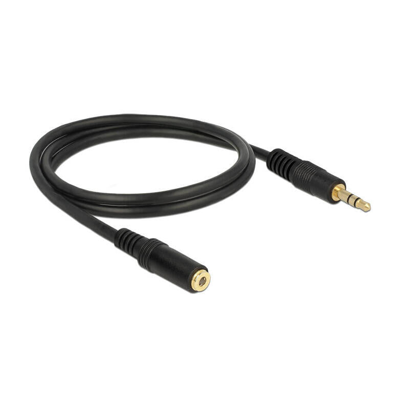 Delock Cable Stereo Jack Ext  3.5mm 3 Pin Macho