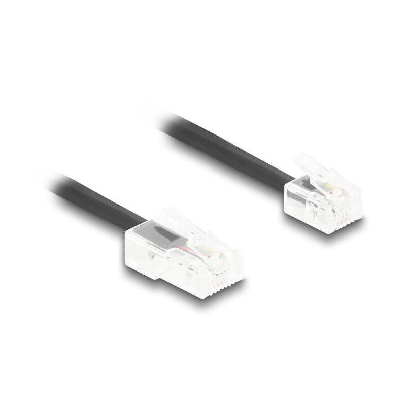 Delock Cable Telefónico/Cable En Espiral Rj11 St. A Rj45 St. 2m S.