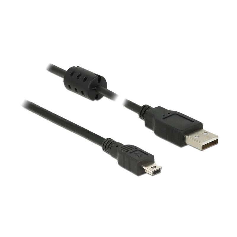Delock Cable Usb 2.0 Tipo-A Macho Usb 2.0 Mini-B Macho De 1,5 M Negro