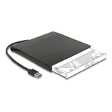Delock Caja Externa Para Unidades Sata Delgadas De 5,25" De 12,7 Mm A Superspeed ??Usb 5 Gbps Tipo A Macho