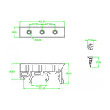 Delock Clip De Carril Din Para Pcb 4 Piezas