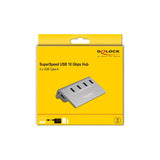 Delock Concentrador Usb 3.2 Gen 2 Con 4 Puertos Usb Tipo-A