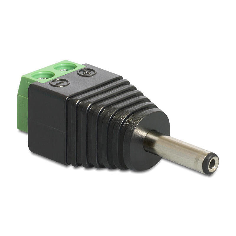 Delock Conector Jack Dc 1.3 X 3.5 Mm Male  Terminal Block 2 Pin