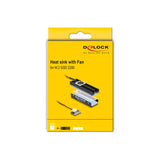 Delock Disipador Con Ventilador Para M.2 Ssd 2280 Negro