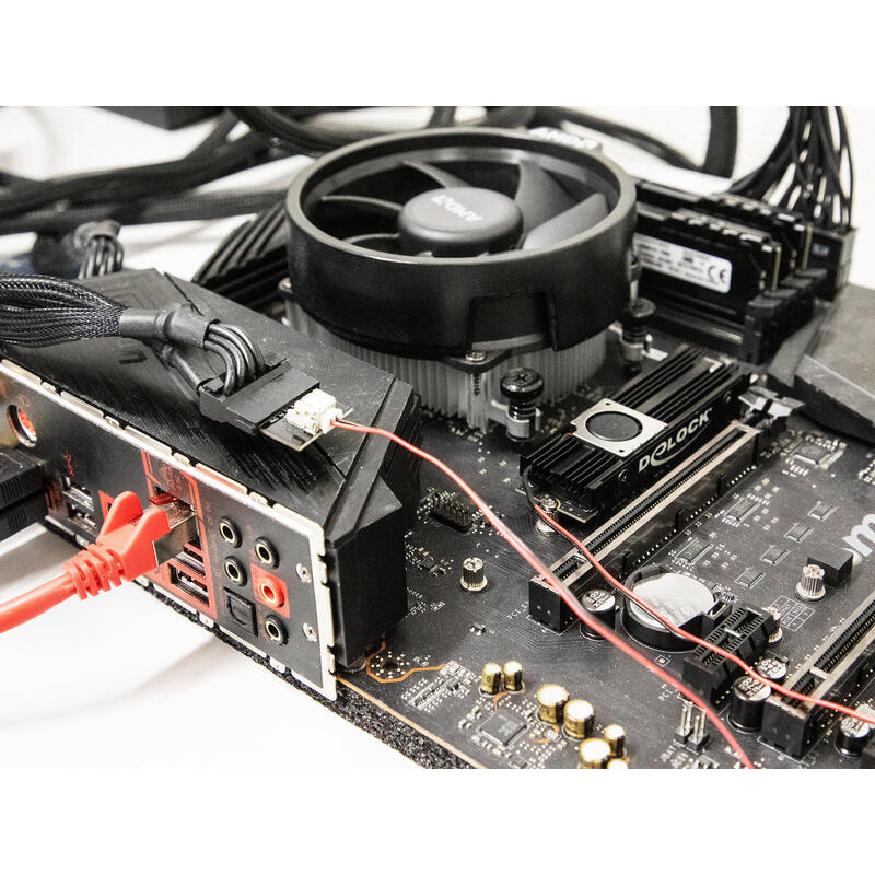 Delock Disipador Con Ventilador Para M.2 Ssd 2280 Negro