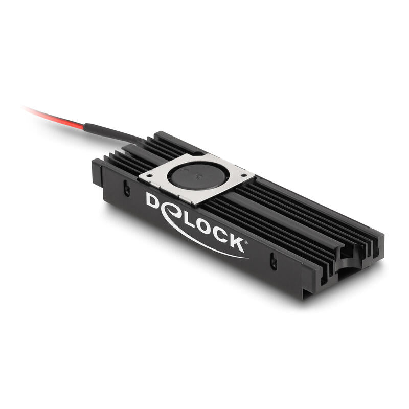 Delock Disipador Con Ventilador Para M.2 Ssd 2280 Negro