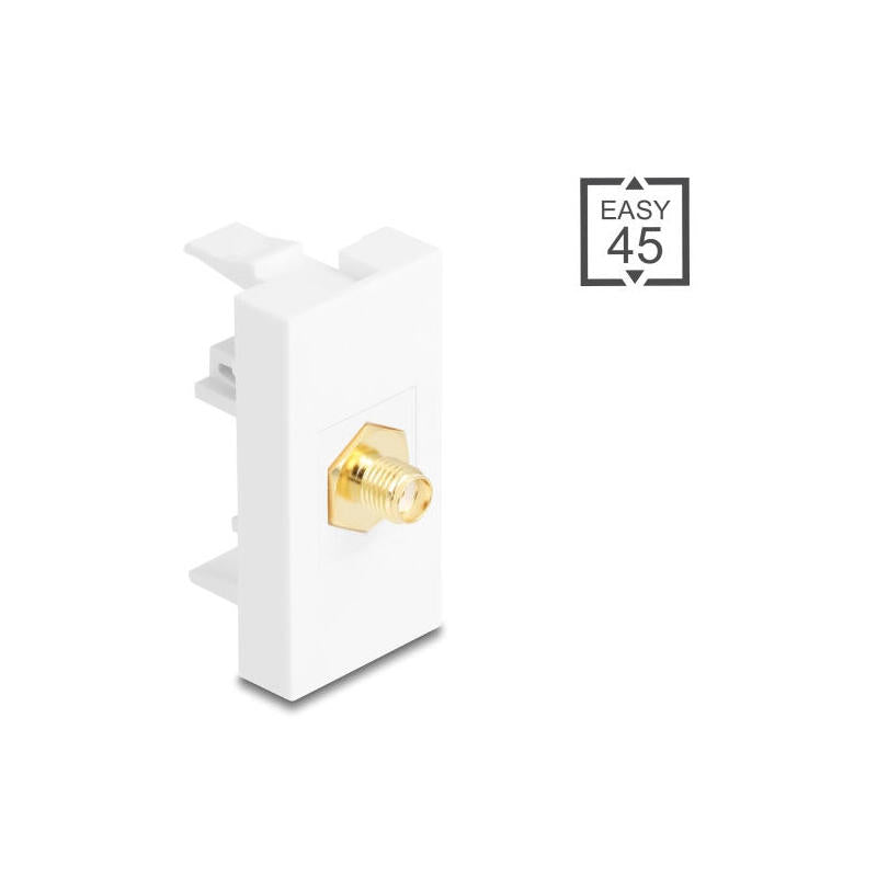 Delock Easy 45 Modulosma Hembra A Sma Hembra Blanco