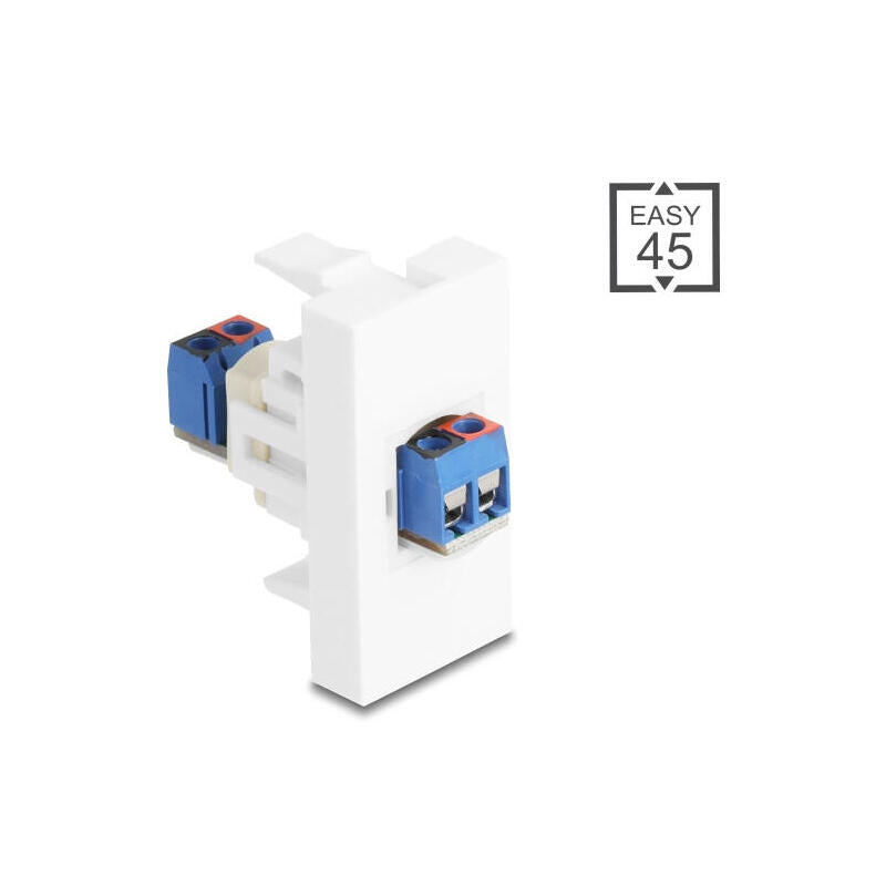 Delock Easy 45 Moduloterminalblock A Terminalblock Blanco