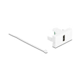 Delock Easy 45 Modulousb 2.0 Typ-A Hembra A Terminalblock Blanco