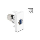 Delock Easy 45 Modulousb 5 Gbps Typ-A Hembra A Usb 5 Gbps Typ-B Hembra Blanco