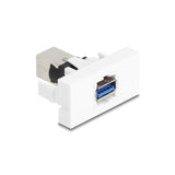 Delock Easy 45 Modulousb 5 Gbps Typ-A Hembra A Usb 5 Gbps Typ-B Hembra Blanco