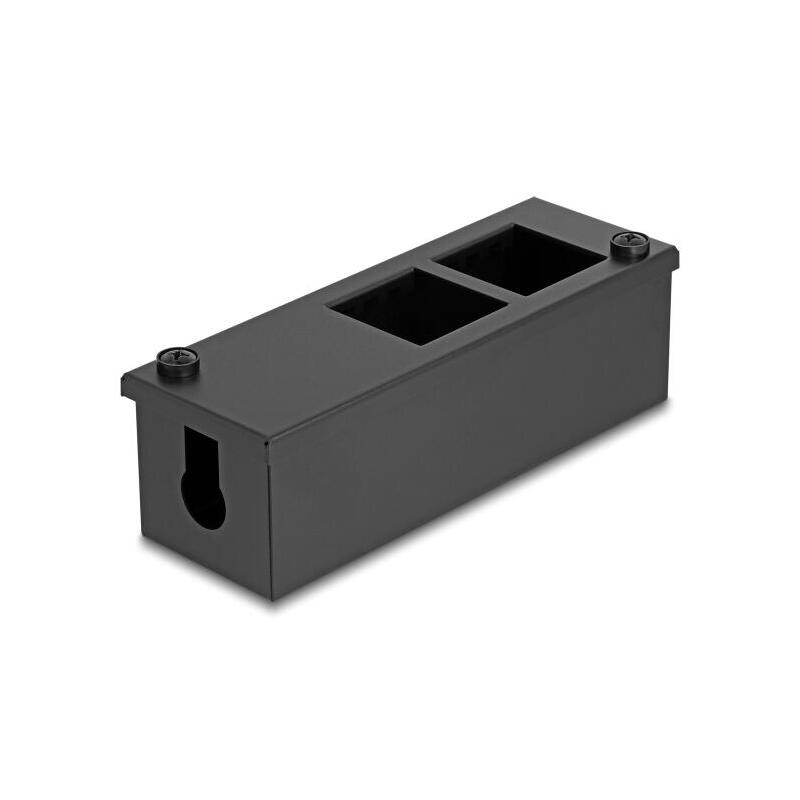 Delock Easy 45 Modulträger Para Tisch- Oder Wandmontage - 4 Port (22,5 X 45 Mm)
