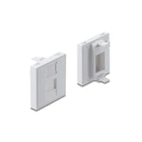 Delock Easy 45 V-Modulblende Para Keystone Modulo1 Por45 X 45 Mm Blanco