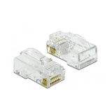 Delock Rj45 Para Prensado+Corte+Curva Macho Cat.6 Utp 20 Piezas