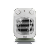Delonghi Hfs50b20.Gr Interior Verde, Blanco 2000 W Ventilador Eléctrico, Termoventiladores Verde, Ventilador Eléctrico, Ip21, Interior, Escritorio, Piso, Mesa, Verde, Blanco, Giratorio