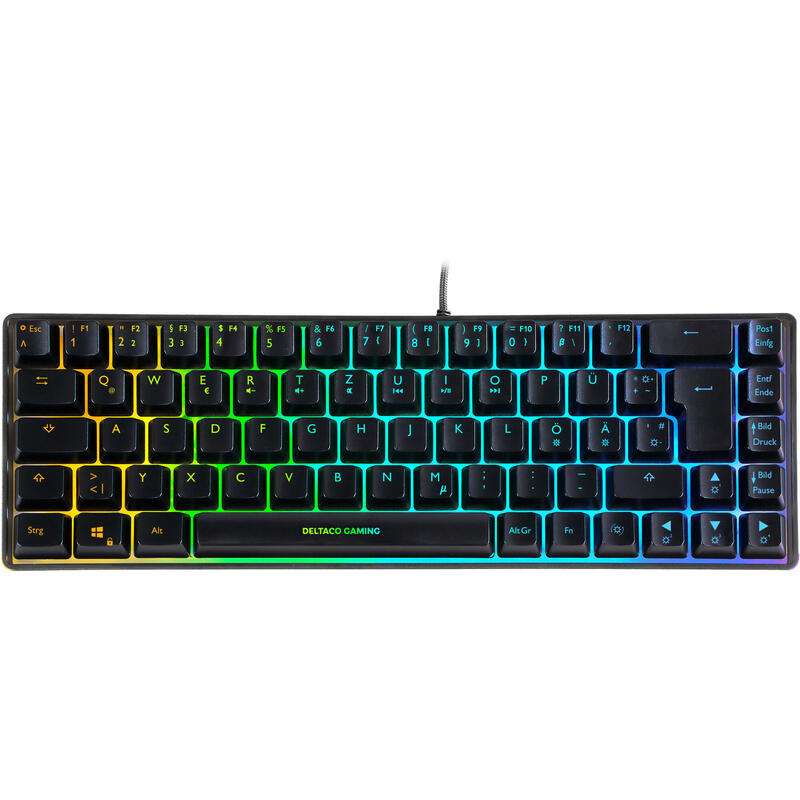 Deltaco Gaming Teclado Dk240 Mini 60% Usb, Rgb, Negro