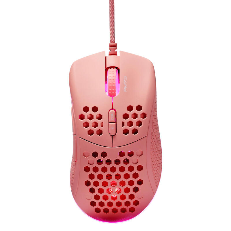 Deltaco Dm210 Gaming Maus Ultraleicht Rgb Usb Pink