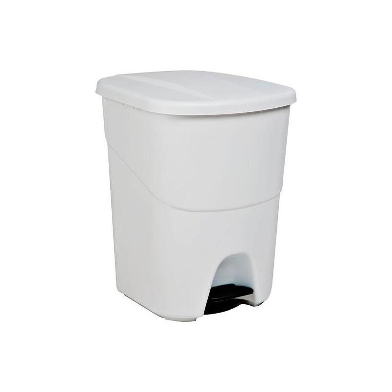 Denox Cubo Con Pedal Ecológico Pedalbin 40l Blanco