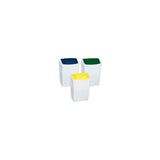 Denox Papelera Tapa Basculante 55l Azul