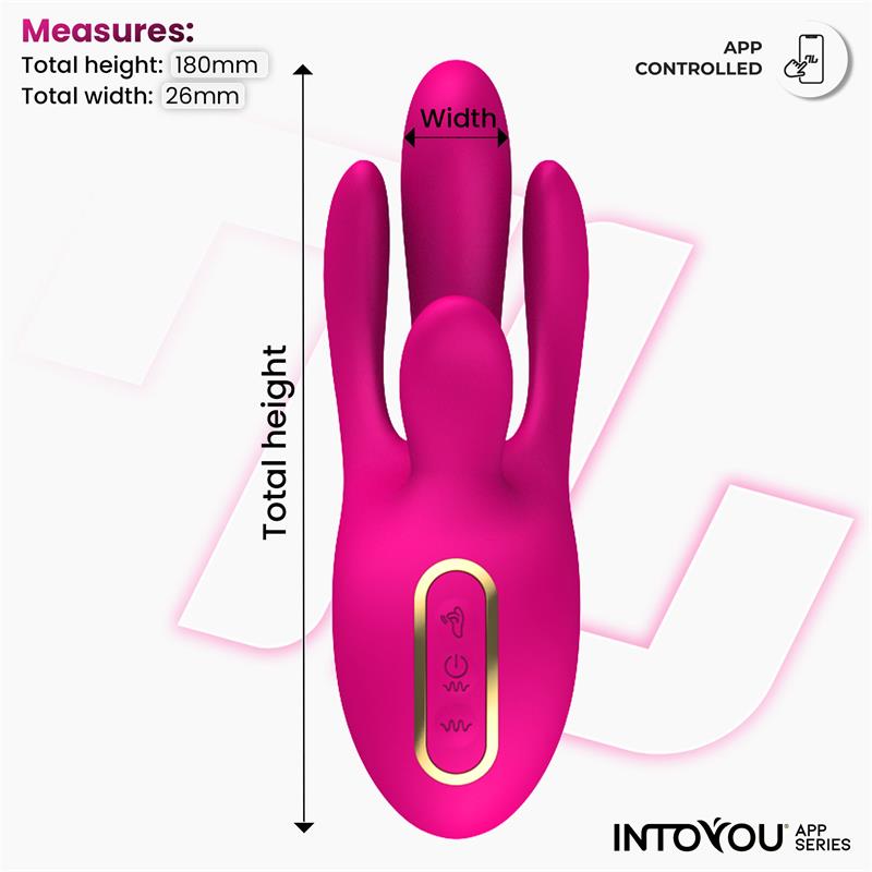 Derek Vibrador Con Movimiento Finger 3 Motores Y App