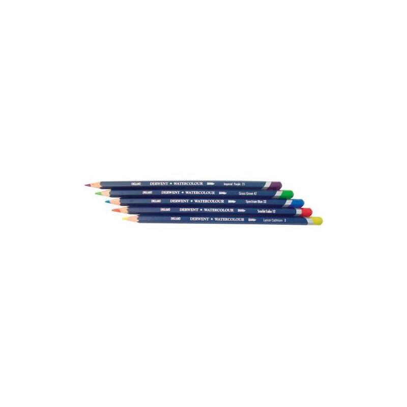 Derwent Lápices De Colores Acuarelables Watercolour Caja Metálica De 12 Surtidos