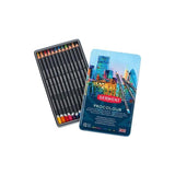 Derwent Lápices De Colores Procolour Caja Metálica De 12 Surtidos