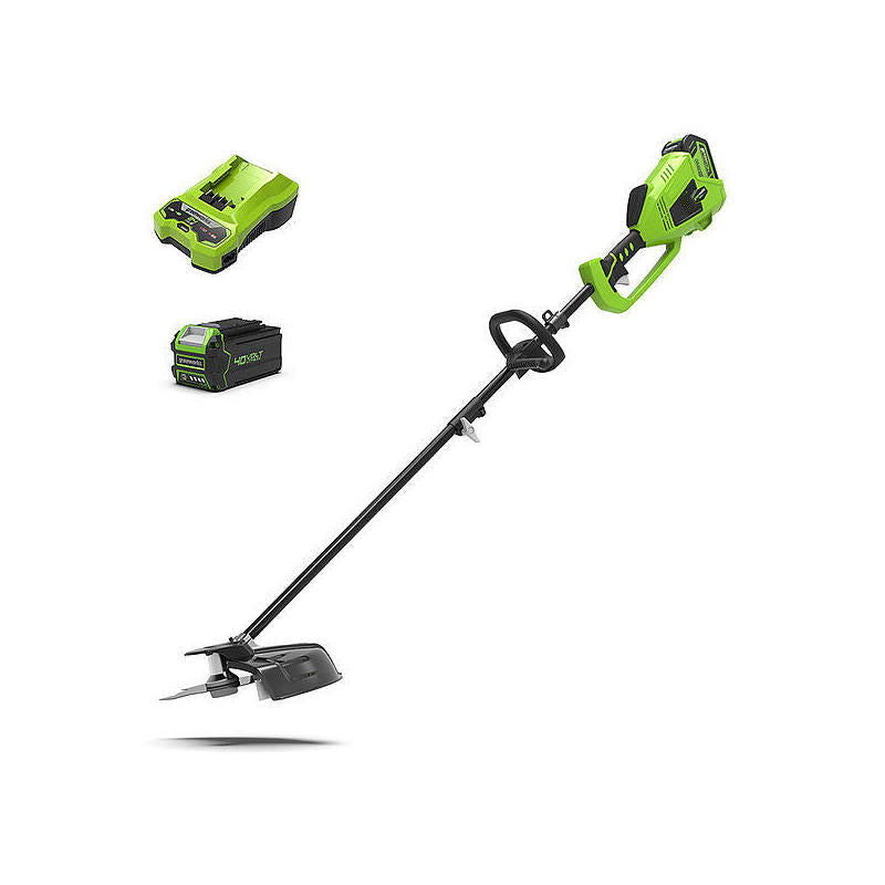 Desbrozadora 40v Greenworks Gd40bck4 - Set Cargador + Batería 4ah - 1301507ub