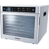 Deshidratador Electrónico Steba Ed 80 Steel Deluxe Acero Inoxidable, 500 Vatios, Superficie De Secado 30 Cm X 28 Cm Por Nivel 05-57-00
