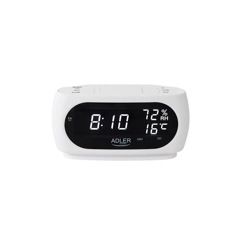 Despertador Adler Ad 1186 Blanco