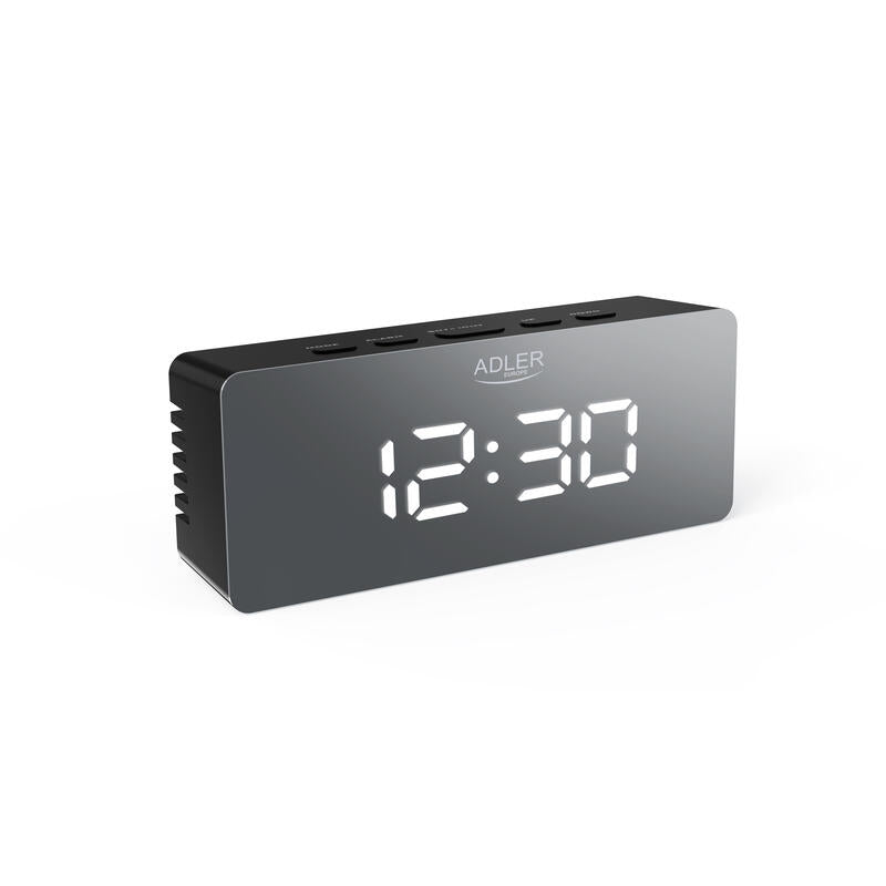 Despertador Adler Ad 1189b Alarm Clock, Black