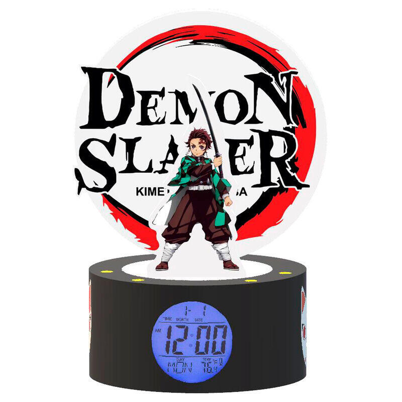 Despertador Figura Tanjiro Kamado Demon Slayer Kimetsu No Yaiba 22cm