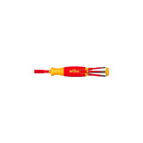 Destornillador Wiha Con Cargador De Puntas Liftup Electric Rojo/Amarillo, 7 Piezas 41157