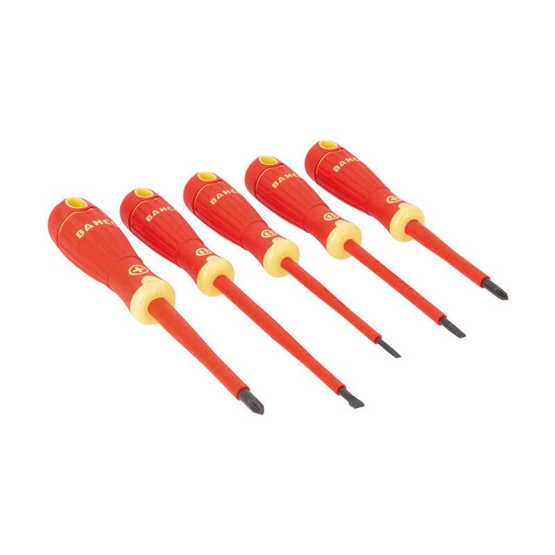 Destornilladores Bahcofit Aislados, Juego De 5 Piezas