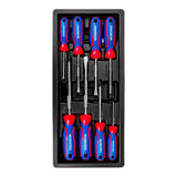 Destornilladores De 75/100/150 Mm, Juego 8 Piezas