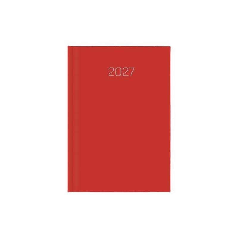 Deusto Agenda Anual D07 58-Premium 14.5x20.5cm Dp C02-Rojo 2027