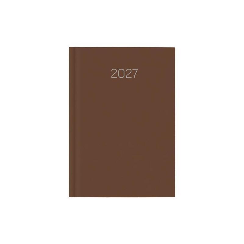 Deusto Agenda Anual D07 58-Premium 14.5x20.5cm Dp C28 Marrón 2027