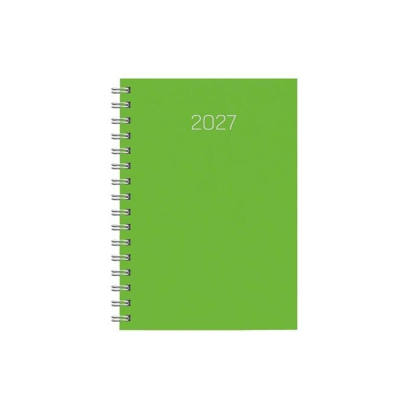 Deusto Agenda Anual D08 Wire´O 58-Premium 14.5x20.5cm Dp 179-Verde 2027
