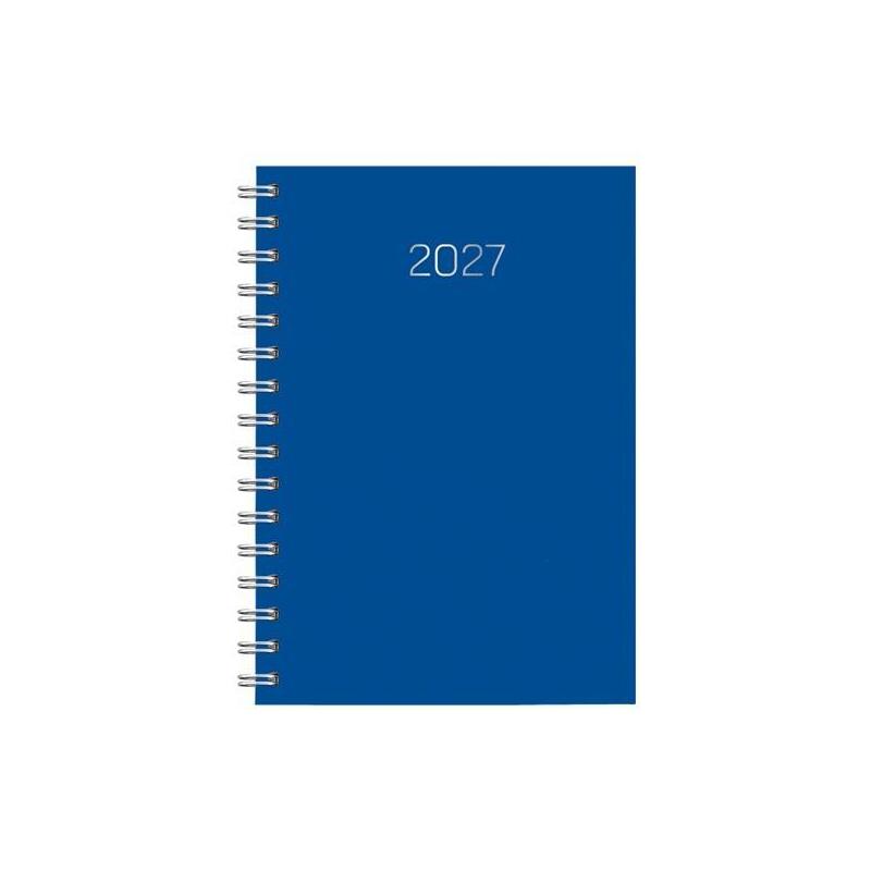 Deusto Agenda Anual D08 Wire´O 58-Premium 14.5x20.5cm Dp 226-Azul 2027