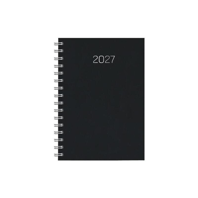 Deusto Agenda Anual D08 Wire´O 58-Premium 14.5x20.5cm Dp C01-Negro 2027