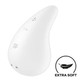 Satisfyer - Dew Drop Vibrador Lay-On Blanco