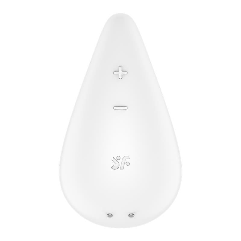 Satisfyer - Dew Drop Vibrador Lay-On Blanco
